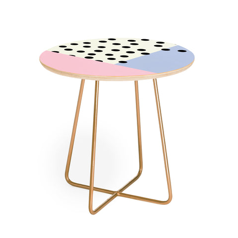 Allyson Johnson Mod Rose Pink Round Side Table