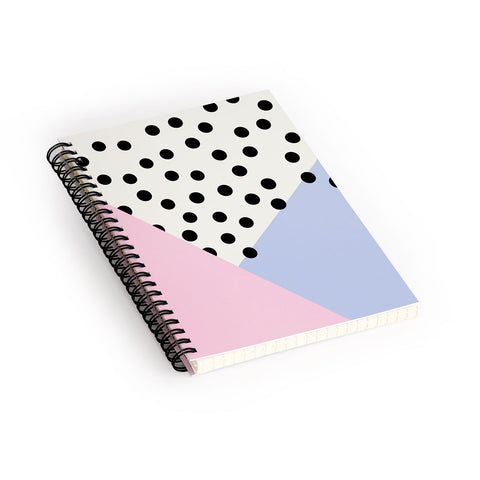 Allyson Johnson Mod Rose Pink Spiral Notebook