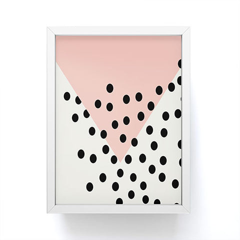 Allyson Johnson Mod Triangle Framed Mini Art Print