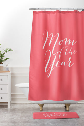 Allyson Johnson Mom of the year 2 Shower Curtain And Mat