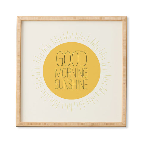 Allyson Johnson Morning Sunshine Framed Wall Art
