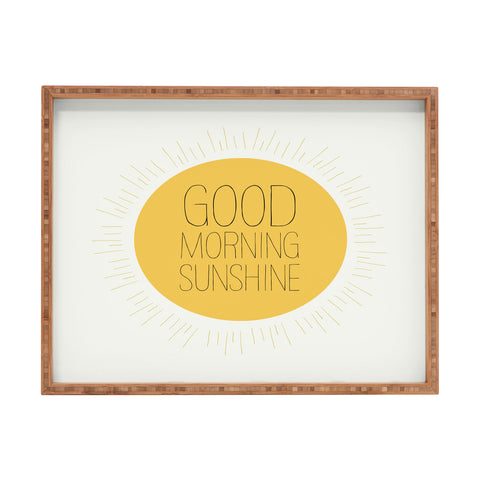 Allyson Johnson Morning Sunshine Rectangular Tray