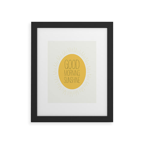 Allyson Johnson Morning Sunshine Framed Art Print