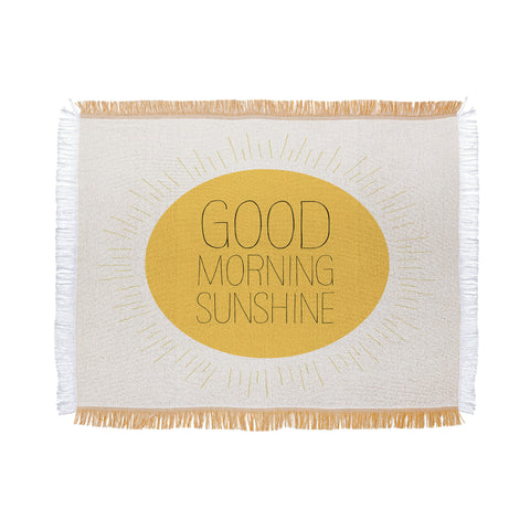 Allyson Johnson Morning Sunshine Throw Blanket
