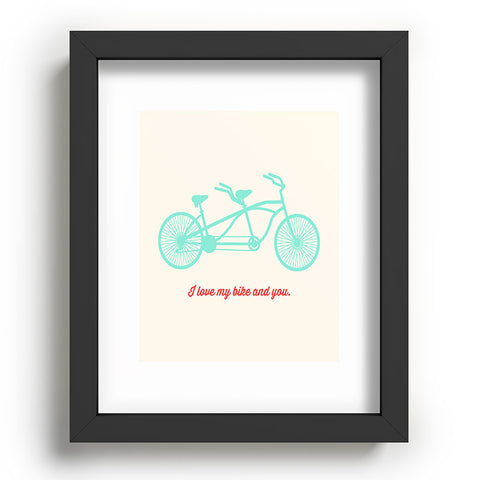 Allyson Johnson My Bike And You Recessed Framing Rectangle