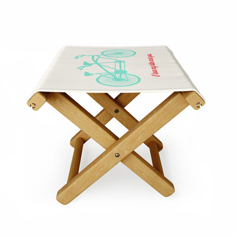 Allyson Johnson My Bike And You Folding Stool