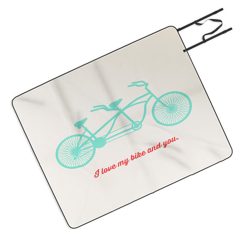 Allyson Johnson My Bike And You Picnic Blanket