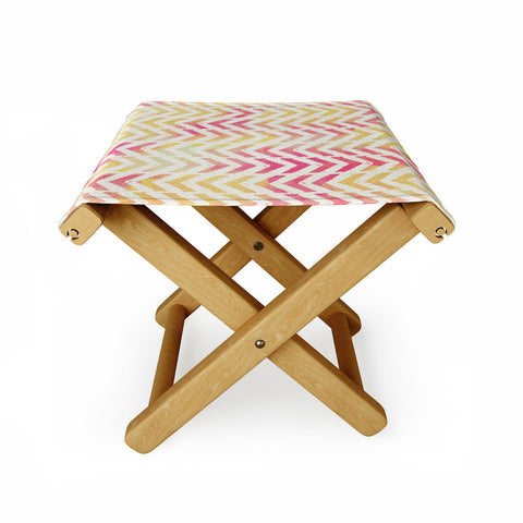 Allyson Johnson My Favorite Chevron Folding Stool
