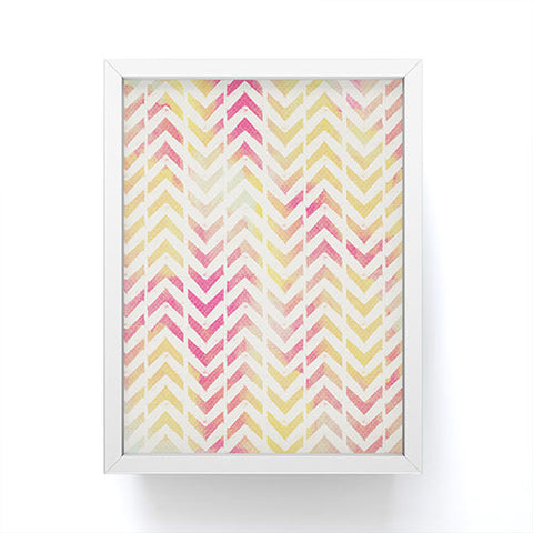 Allyson Johnson My Favorite Chevron Framed Mini Art Print