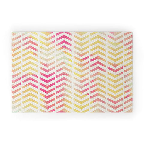 Allyson Johnson My Favorite Chevron Welcome Mat