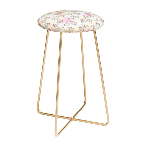 Allyson Johnson My new bike pattern Counter Stool