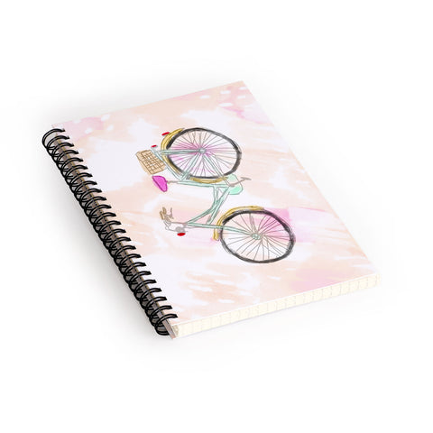 Allyson Johnson My new bike Spiral Notebook