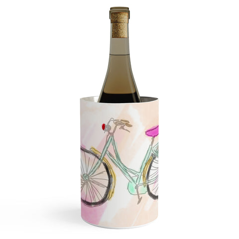 Allyson Johnson My new bike Wine Chiller