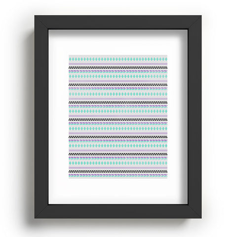 Allyson Johnson Native American Pattern Recessed Framing Rectangle