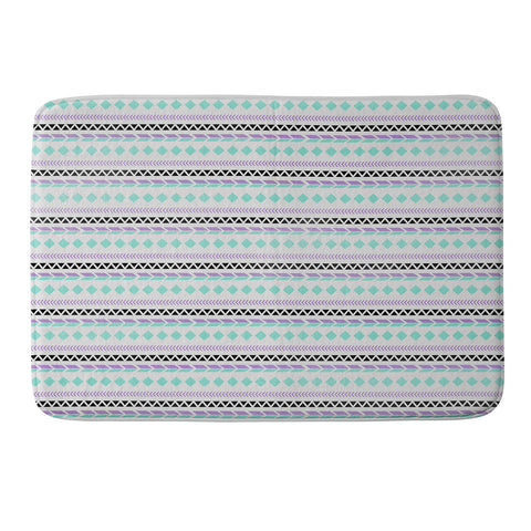 Allyson Johnson Native American Pattern Memory Foam Bath Mat