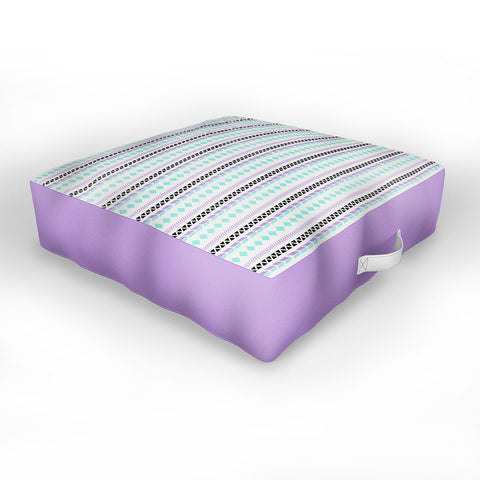 Allyson Johnson Native American Pattern Outdoor Floor Cushion