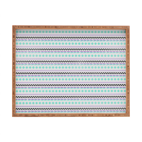 Allyson Johnson Native American Pattern Rectangular Tray