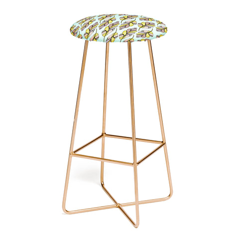 Allyson Johnson Native Feathers Bar Stool