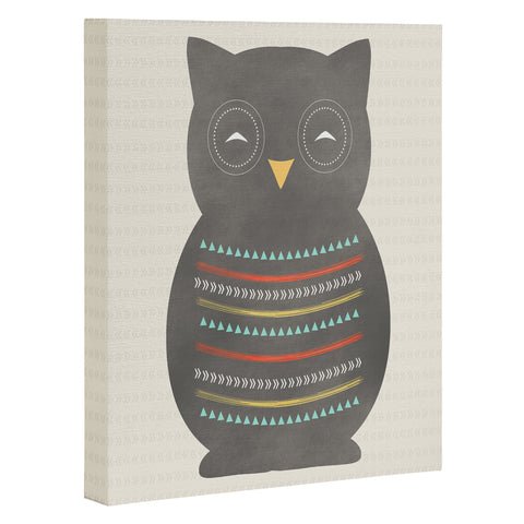 Allyson Johnson Native Owl 2 Art Canvas