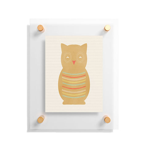 Allyson Johnson Native Owl Floating Acrylic Print