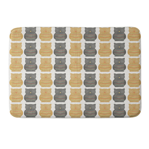 Allyson Johnson Native Owl Pattern Memory Foam Bath Mat