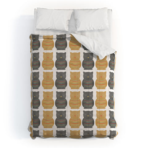 Allyson Johnson Native Owl Pattern Comforter