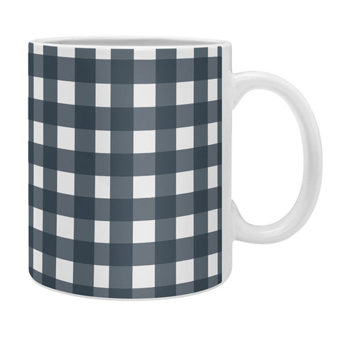 Allyson Johnson Navy Check Coffee Mug