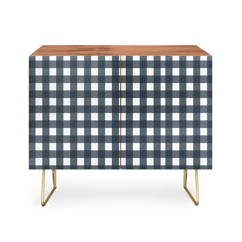 Allyson Johnson Navy Check Credenza