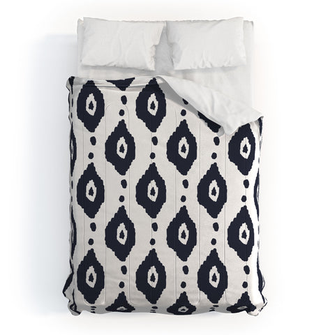 Allyson Johnson Navy iKat Comforter