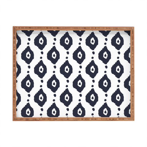 Allyson Johnson Navy iKat Rectangular Tray