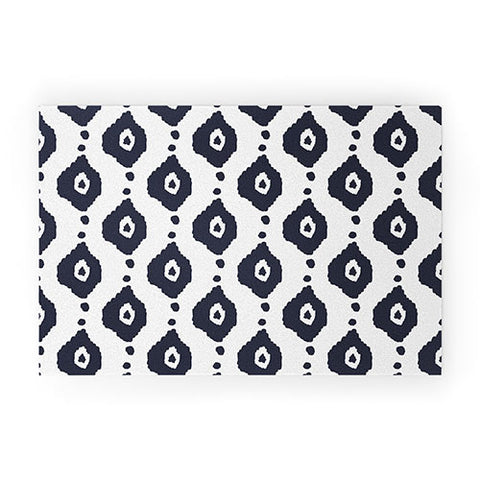 Allyson Johnson Navy iKat Welcome Mat