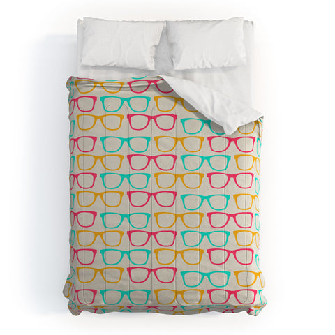 Allyson Johnson Neon Glasses Comforter