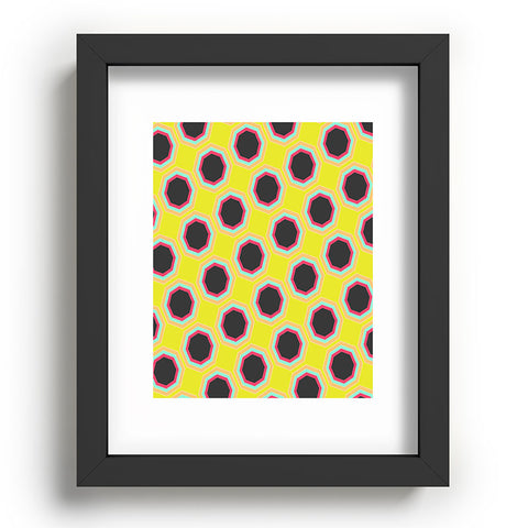 Allyson Johnson Neon Pattern Recessed Framing Rectangle