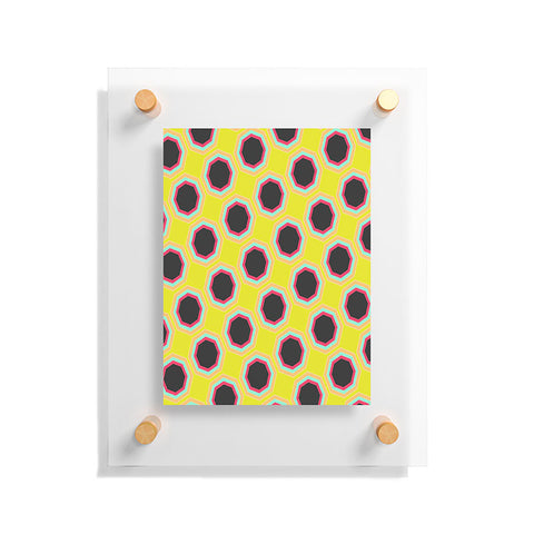 Allyson Johnson Neon Pattern Floating Acrylic Print