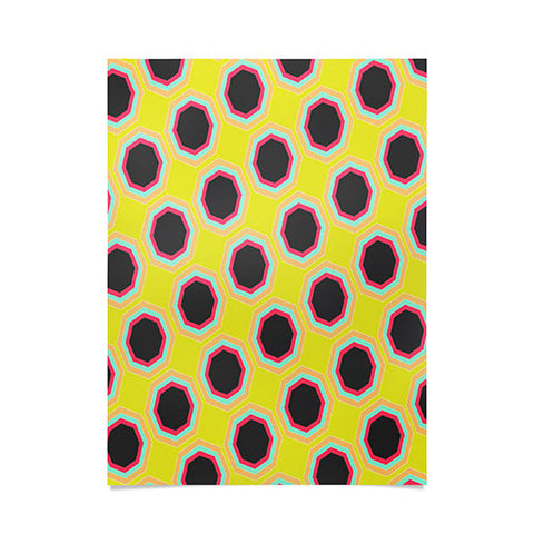 Allyson Johnson Neon Pattern Poster