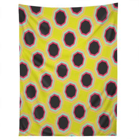 Allyson Johnson Neon Pattern Tapestry