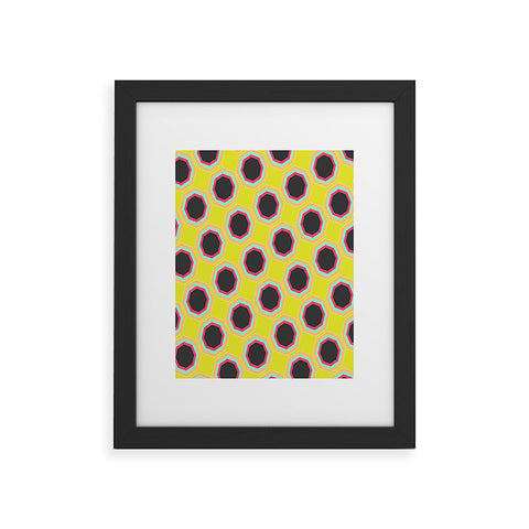 Allyson Johnson Neon Pattern Framed Art Print