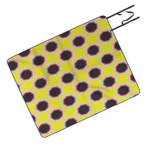 Allyson Johnson Neon Pattern Picnic Blanket