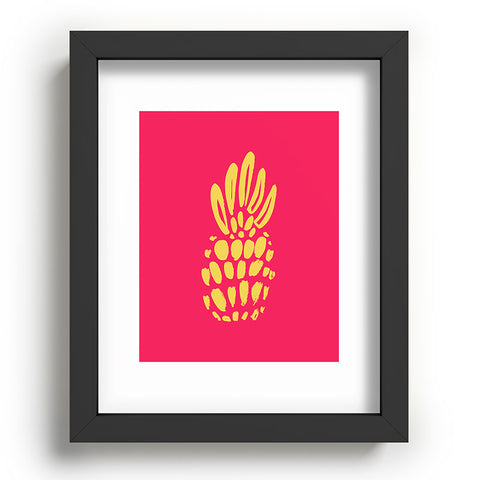 Allyson Johnson Neon Pineapple Recessed Framing Rectangle