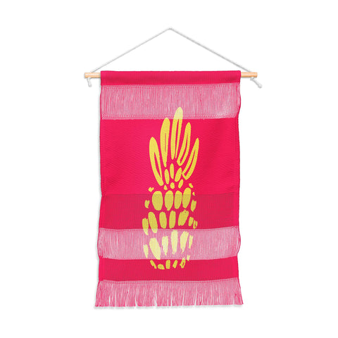 Allyson Johnson Neon Pineapple Wall Hanging Portrait