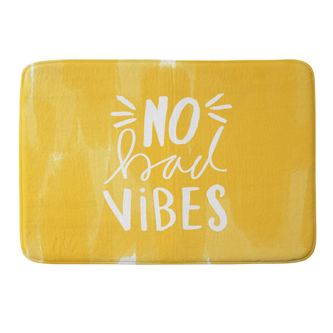 Allyson Johnson No Bad vibes Memory Foam Bath Mat