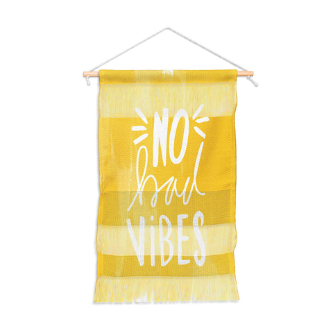 Allyson Johnson No Bad vibes Wall Hanging Portrait