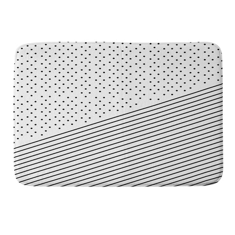 Allyson Johnson Opposites Attract Memory Foam Bath Mat
