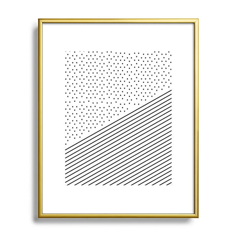 Allyson Johnson Opposites Attract Metal Framed Art Print