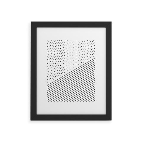 Allyson Johnson Opposites Attract Framed Art Print