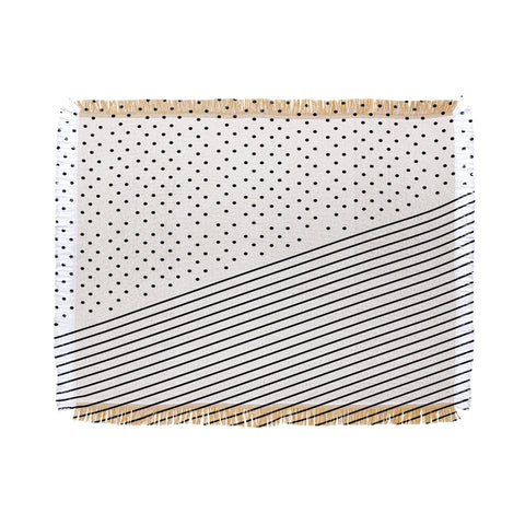 Allyson Johnson Opposites Attract Throw Blanket