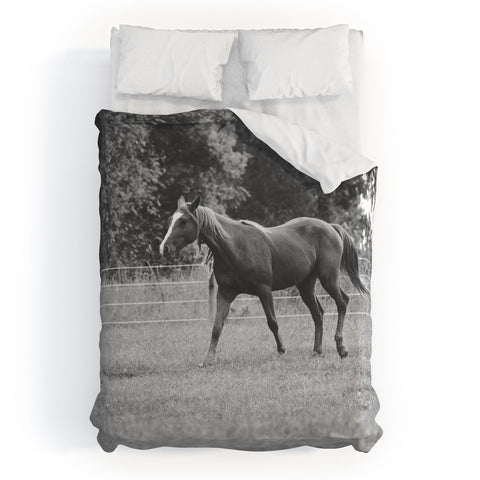 Allyson Johnson Out In The Pasture Duvet Cover