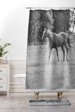 Allyson Johnson Out In The Pasture Shower Curtain And Mat
