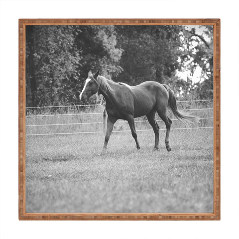 Allyson Johnson Out In The Pasture Square Tray