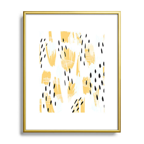 Allyson Johnson Paige Bold Abstract Metal Framed Art Print